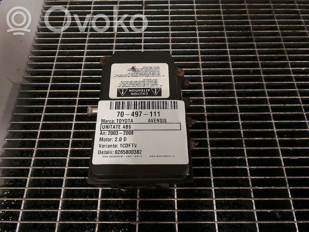 Centralina/modulo ABS   265800382