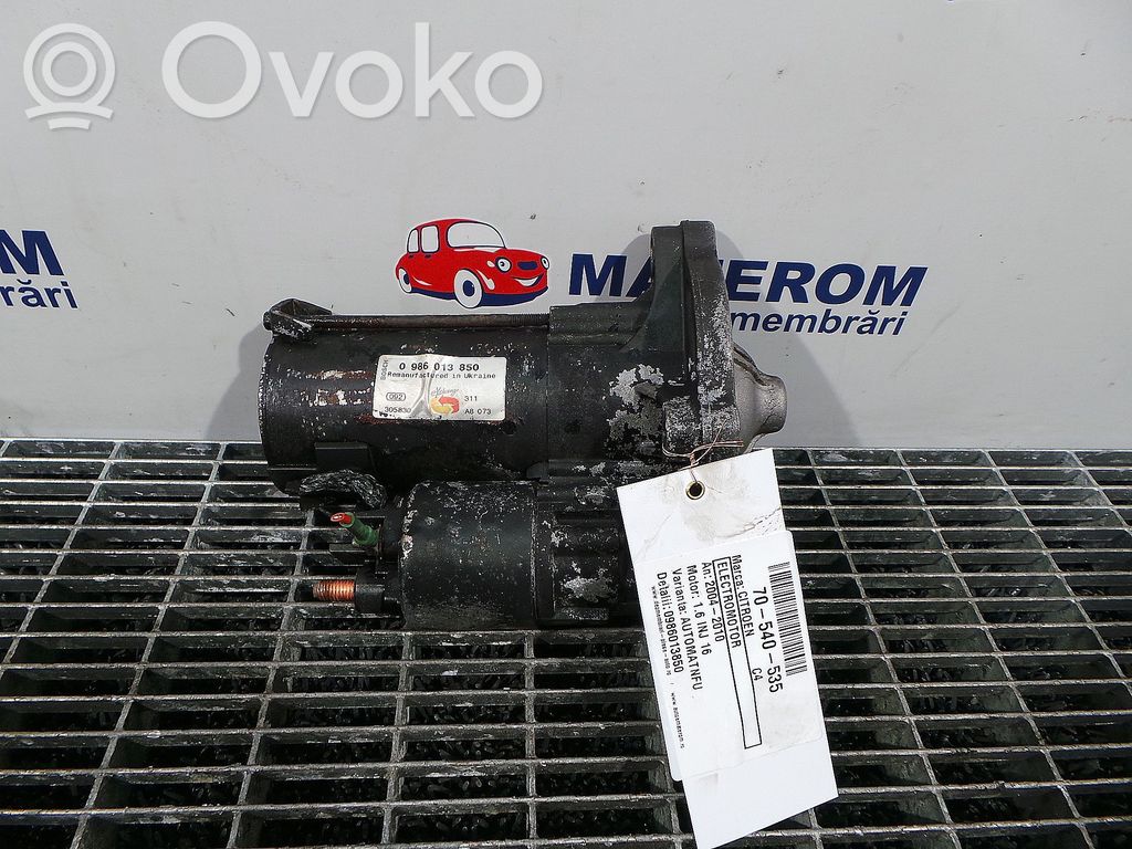 Motor de arranque   986013850