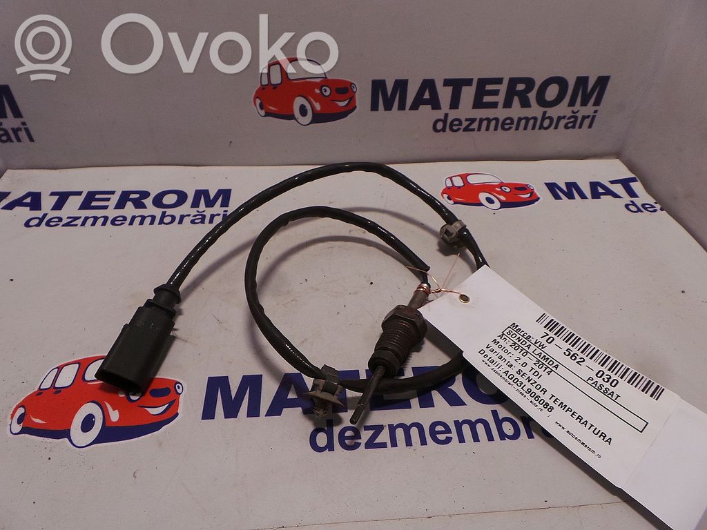 Volkswagen PASSAT B7 Sonde lambda 