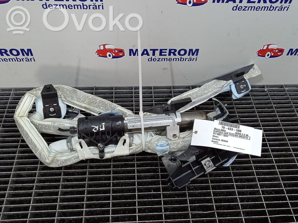BMW 3 E90 E91 Jumta gaisa spilvens 