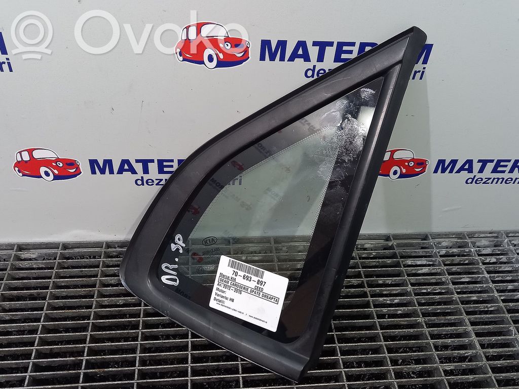 KIA Ceed Vidrio lateral trasero 