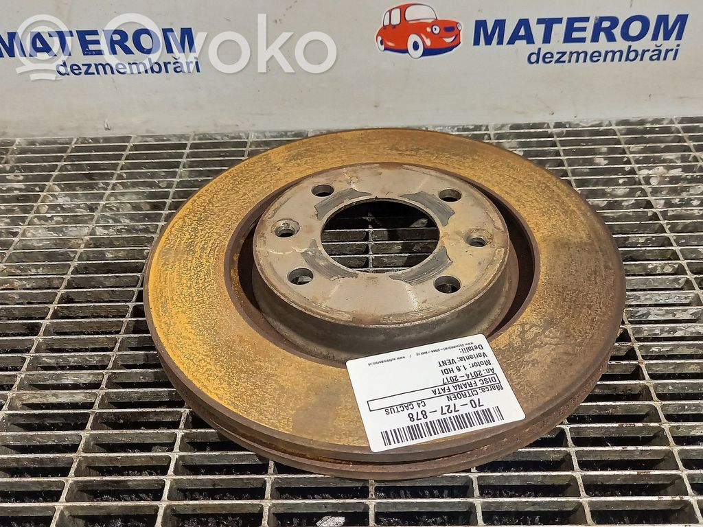 Citroen C4 Cactus Priekšējais bremžu disks 