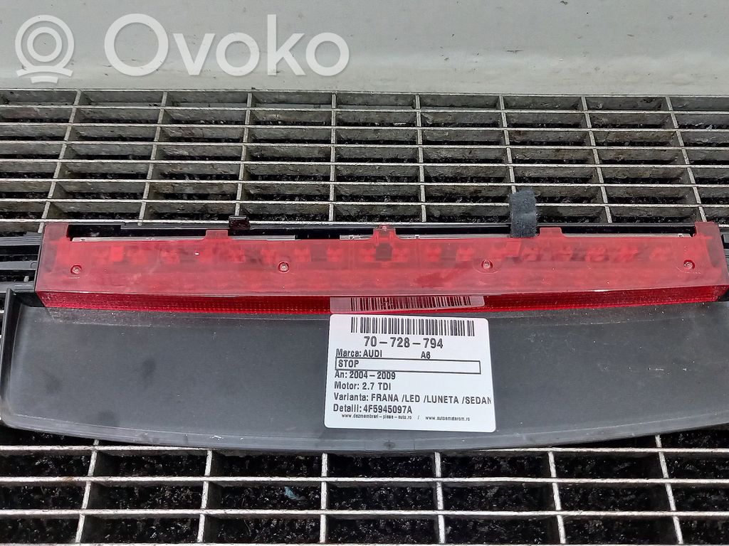 Audi A6 S6 C6 4F Trzecie światło stop 