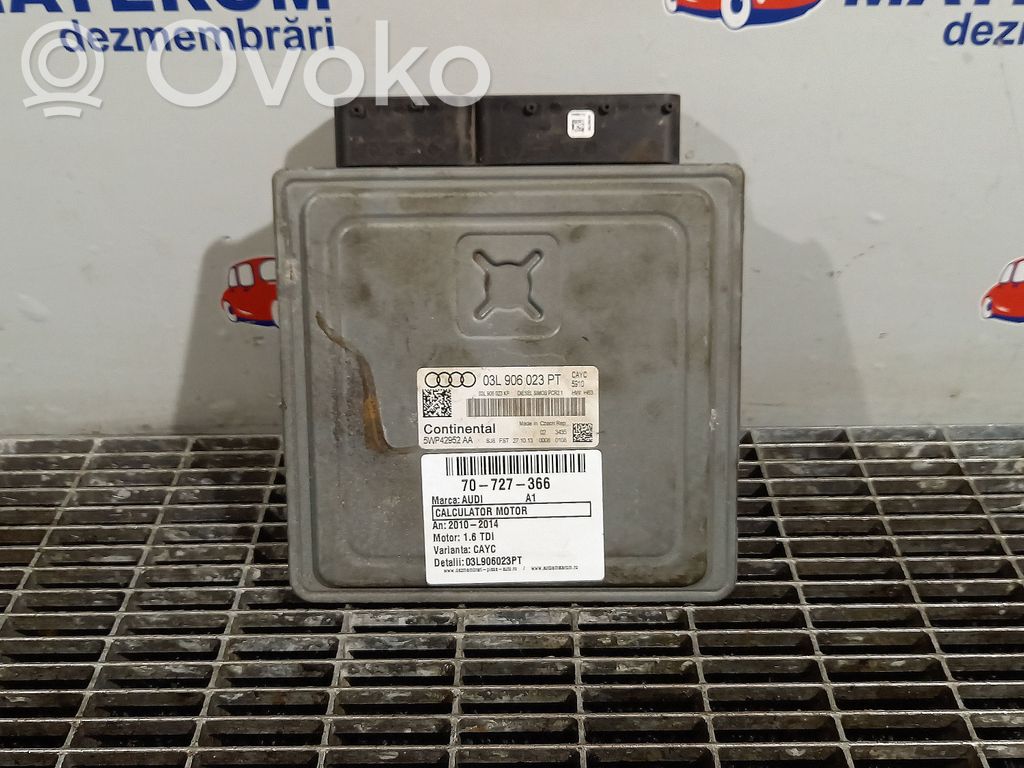 Audi A1 Unitate/modul de control motor 