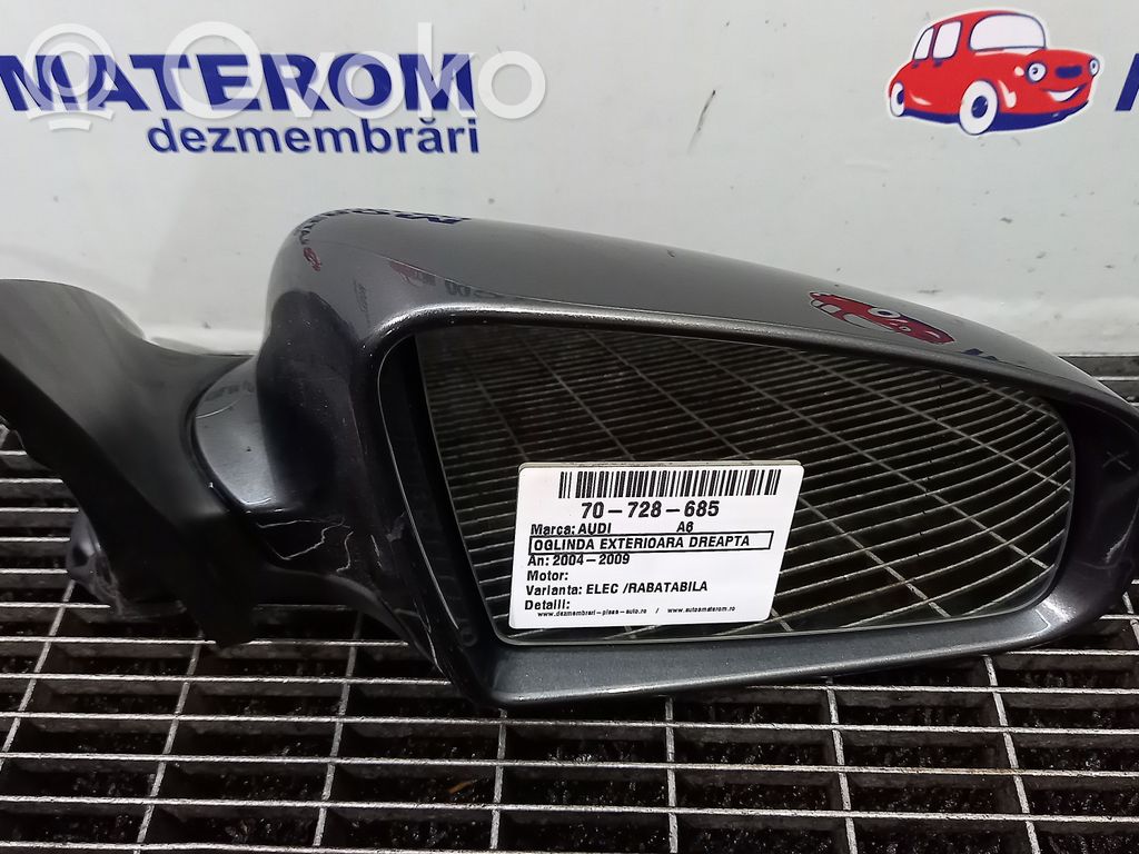 Audi A6 S6 C6 4F Elektryczne lusterko boczne drzwi przednich 