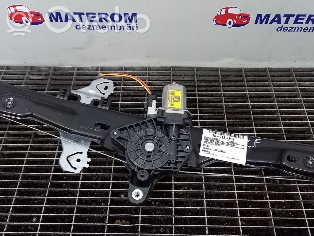 Nissan Qashqai Elektryczny podnośnik szyby drzwi przednich