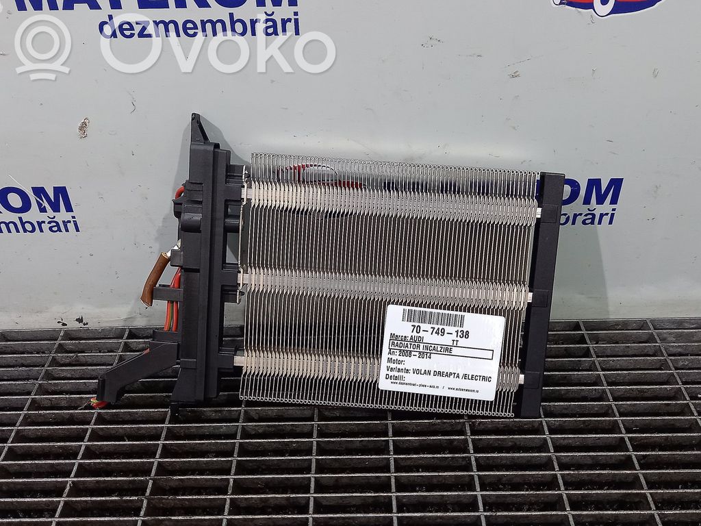 Audi TT TTS Mk2 Radiatore riscaldamento abitacolo