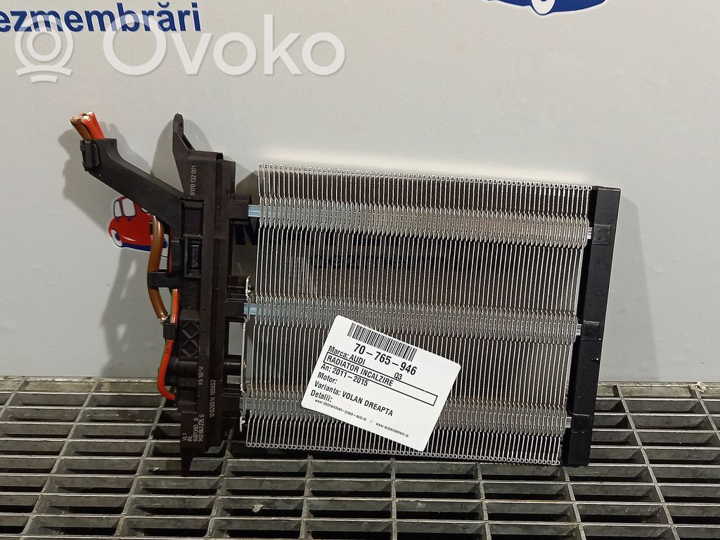 Audi Q3 8U Radiatore riscaldamento abitacolo 