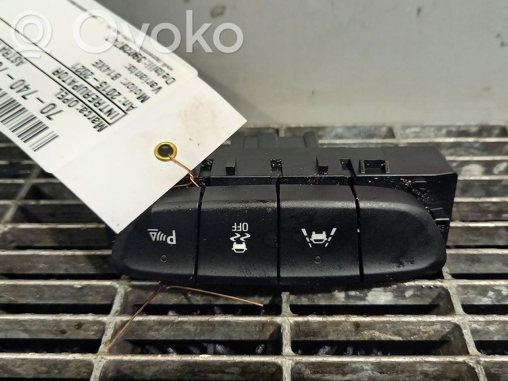 Opel Astra K Interruptor del sensor de aparcamiento (PDC) 
