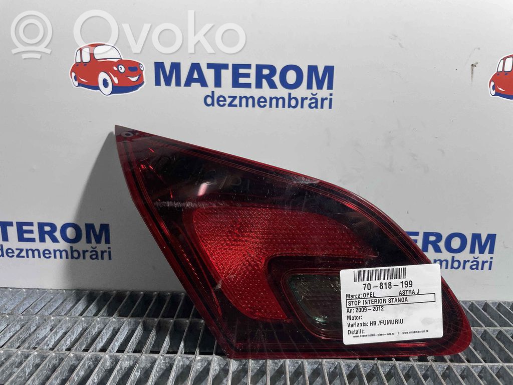 Opel Astra J Feux arrière sur hayon