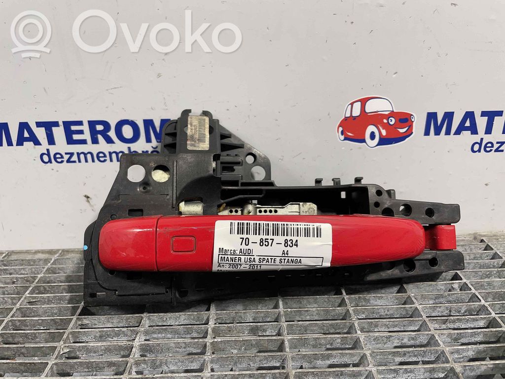 Audi A4 S4 B8 8K Manecilla externa puerta trasera 