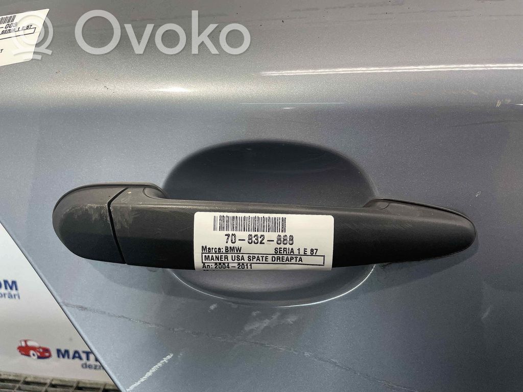 BMW 1 E81 E87 Maniglia esterna per portiera posteriore 