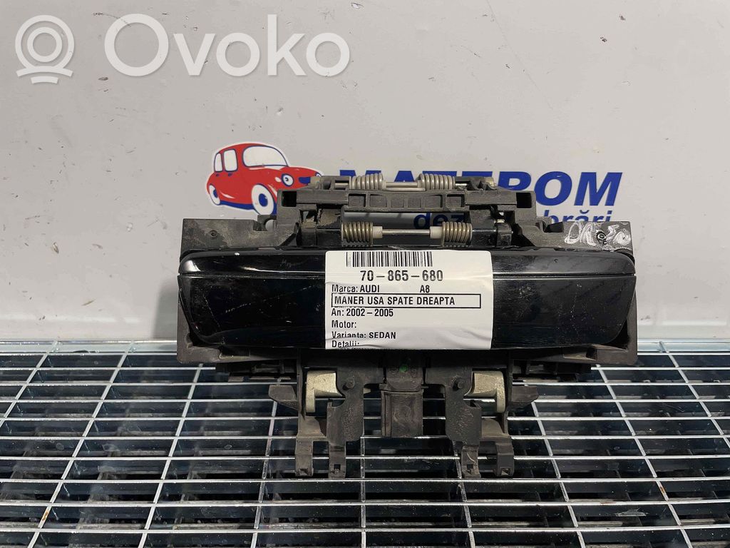 Audi A8 S8 D3 4E Manecilla externa puerta trasera 