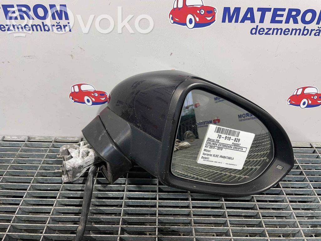 Volkswagen PASSAT B8 Elektryczne lusterko boczne drzwi przednich 