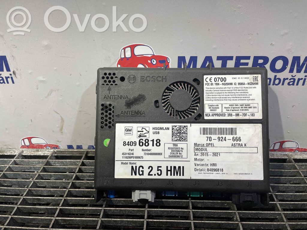 Opel Astra K Other control units/modules 