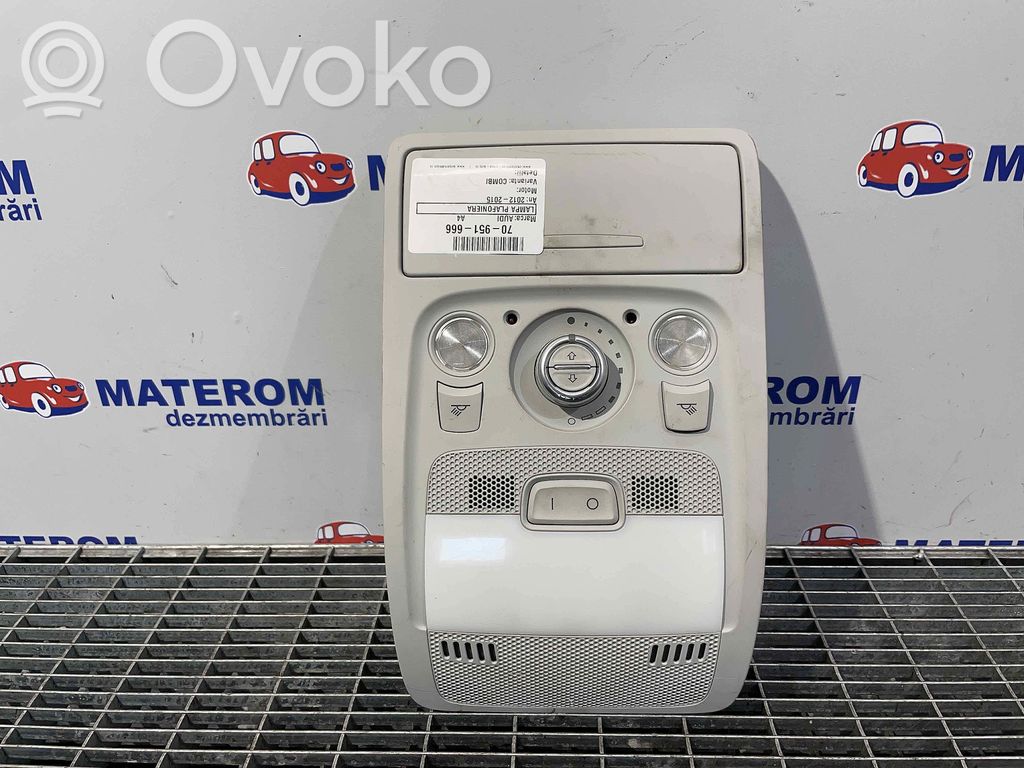 Audi A4 S4 B8 8K Panel oświetlenia wnętrza kabiny 