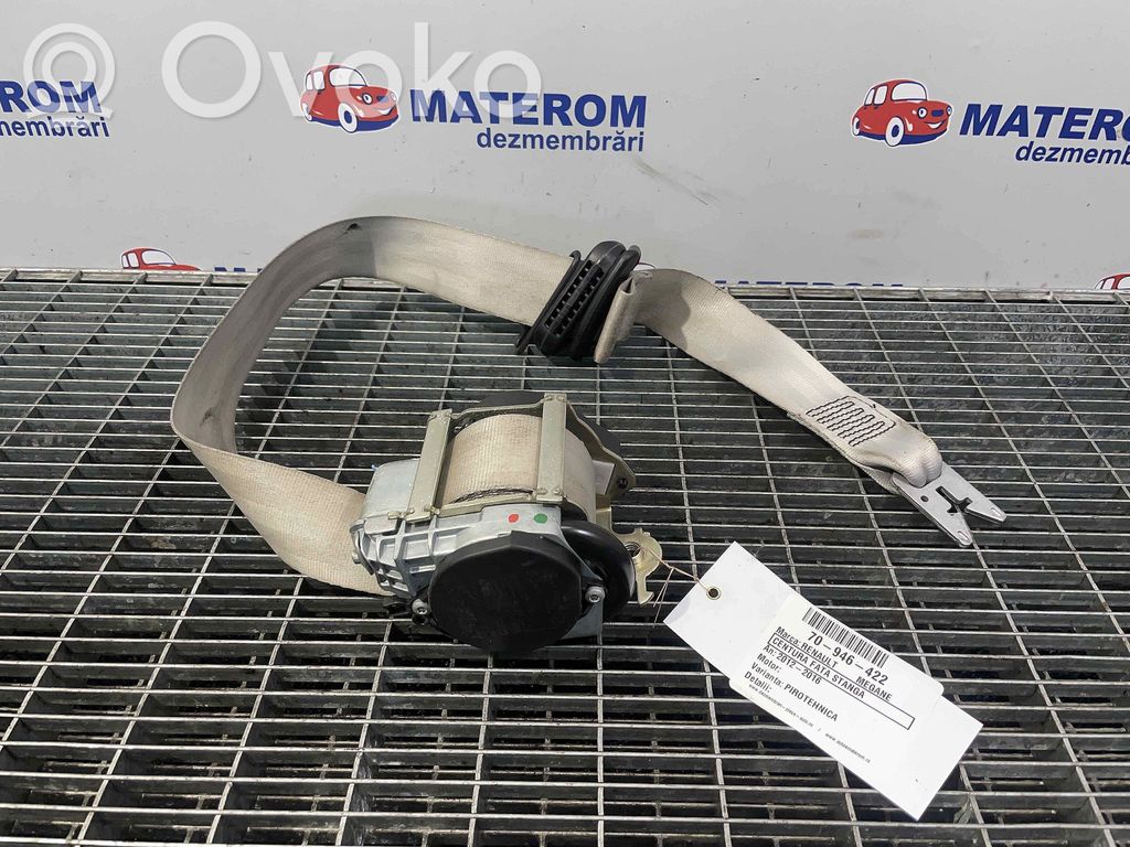 Renault Megane III Front seatbelt 