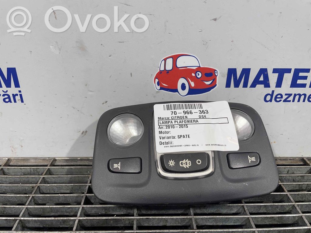 Citroen DS4 Ramă consolă lumini plafon 
