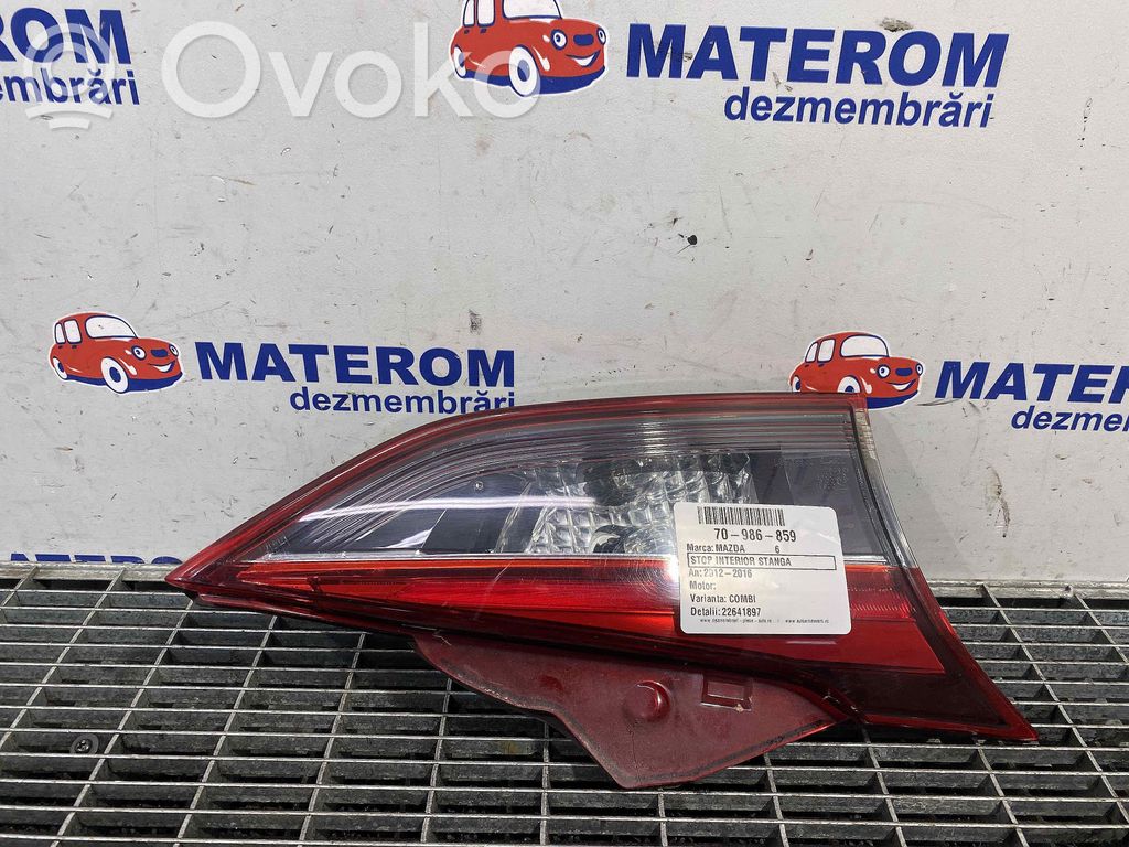 Mazda 6 Lampă spate în capacul portbagajului 