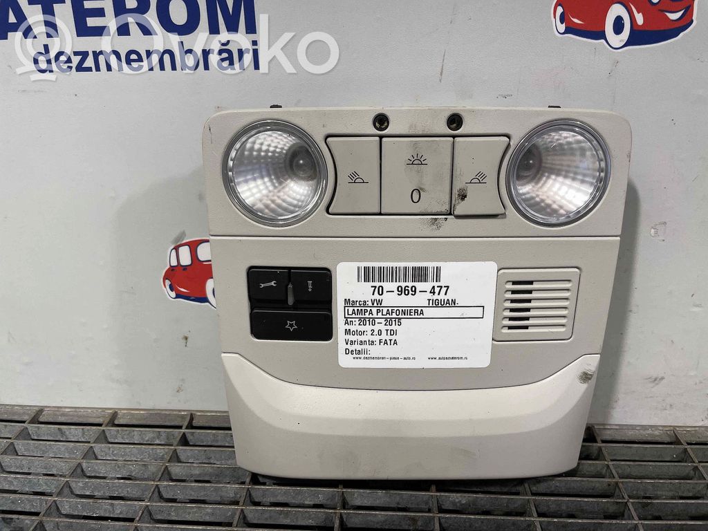 Volkswagen Tiguan Consola de luz del techo 