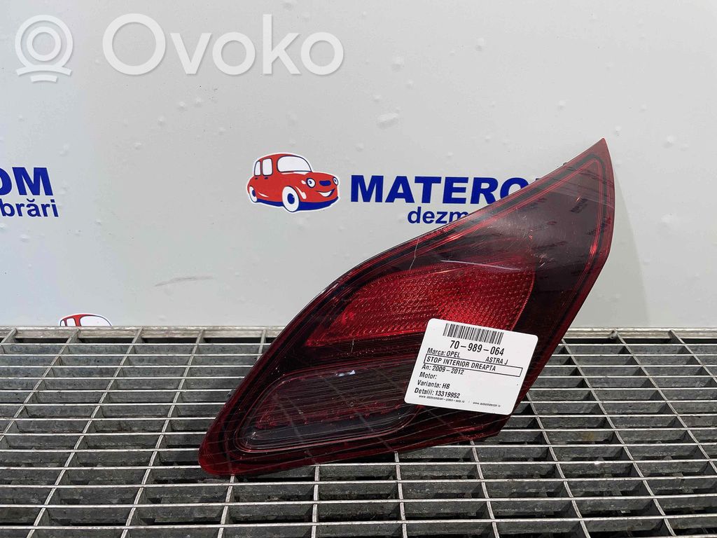 Opel Astra J Lampy tylnej klapy bagażnika