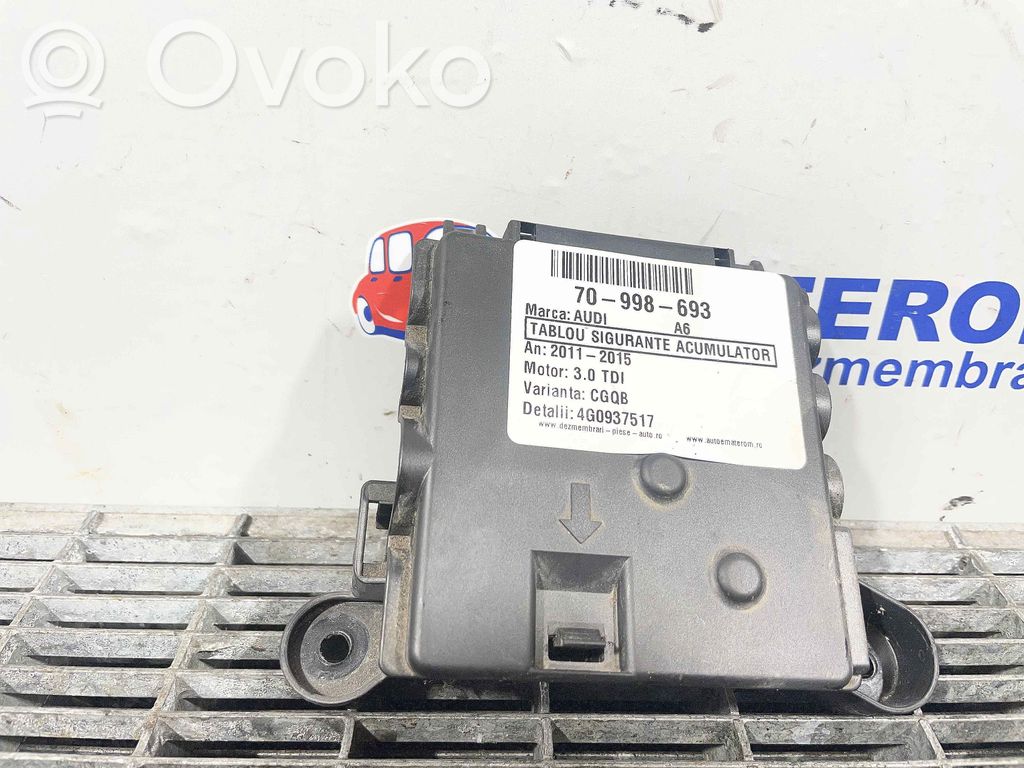 Audi A6 S6 C7 4G Siguranță releu baterie 