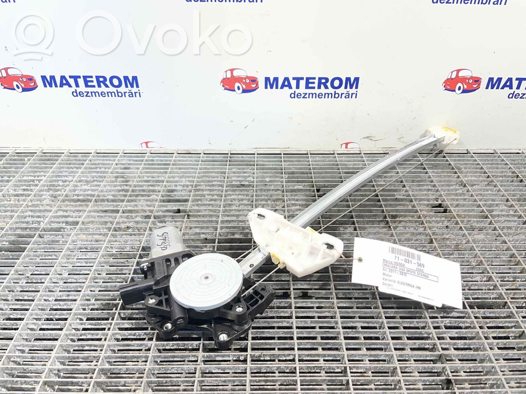 Honda Civic IX Macara geam ușă spate cu motor