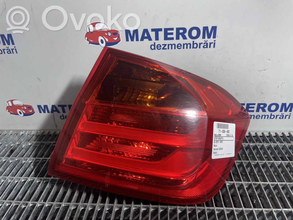BMW 3 F30 F35 F31 Luz trasera/de freno 