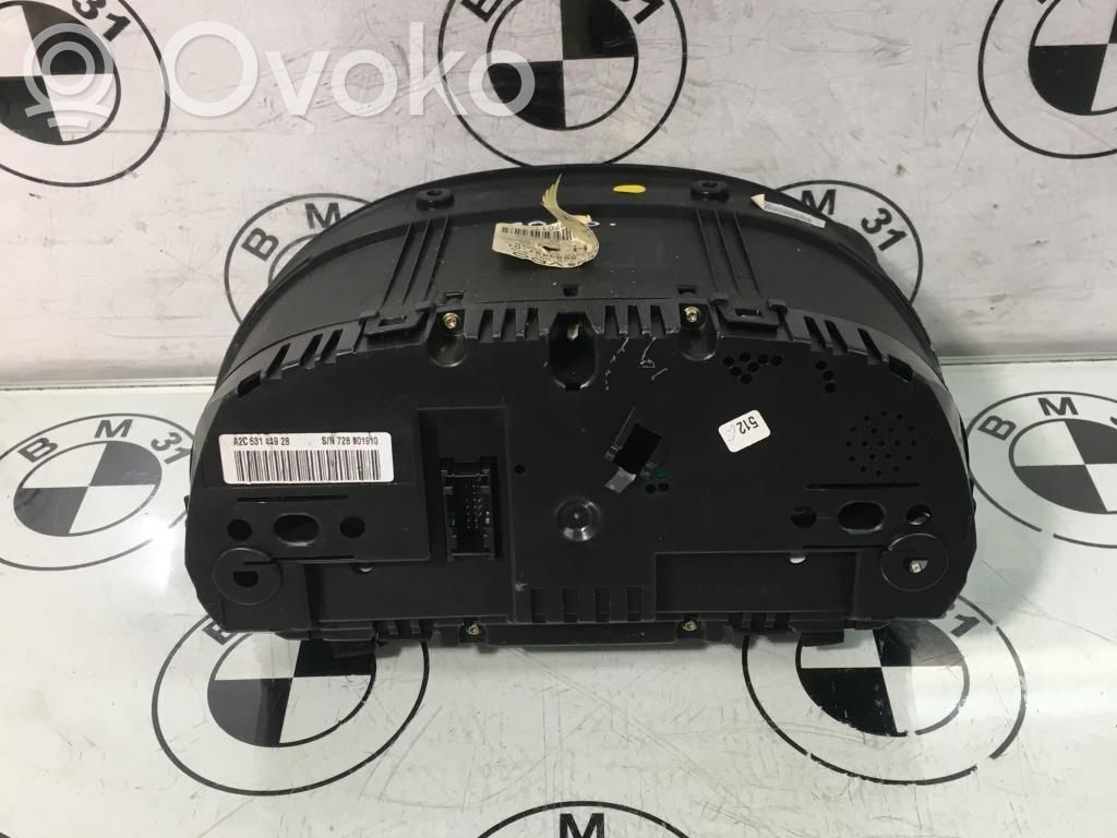 BMW 3 E90 E91 Speedometer (instrument cluster) 