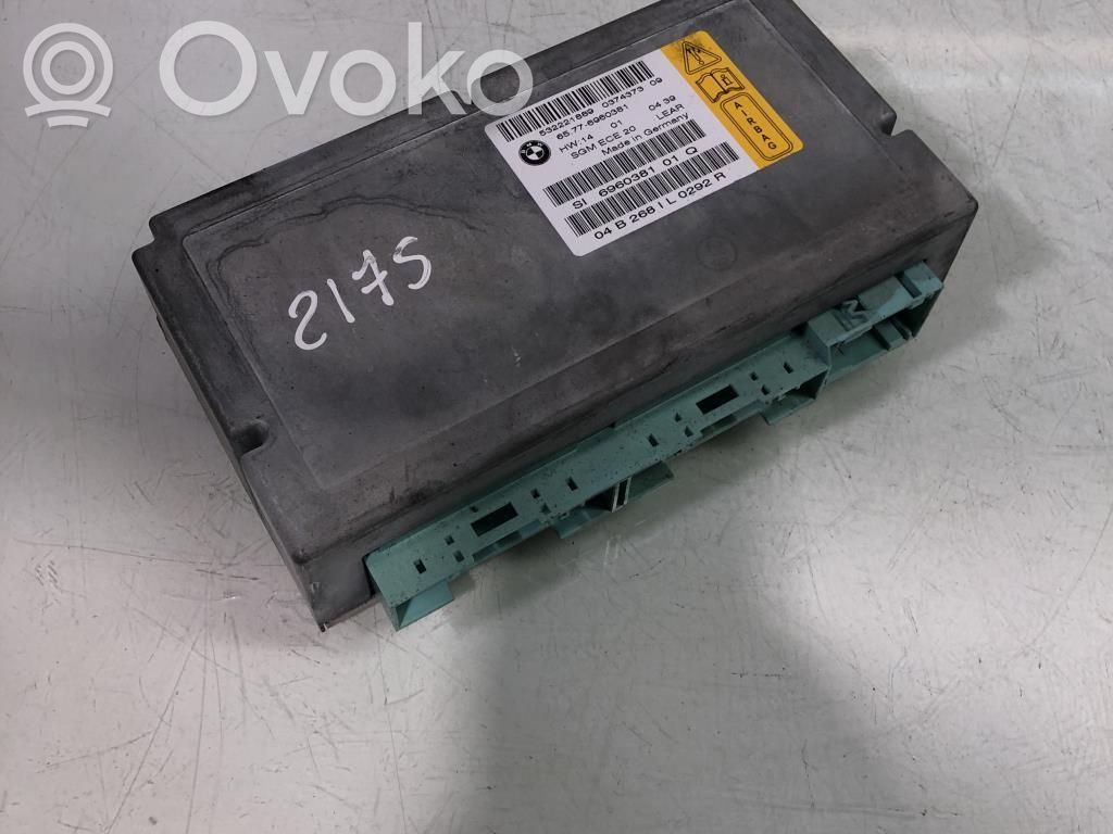 BMW 5 E60 E61 Module de contrôle airbag 