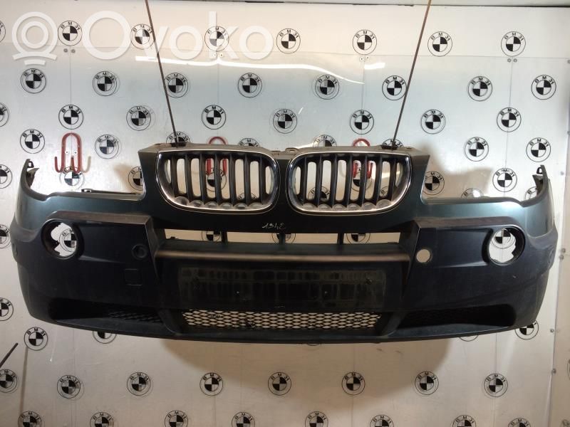 BMW X3 E83 Front bumper upper radiator grill 