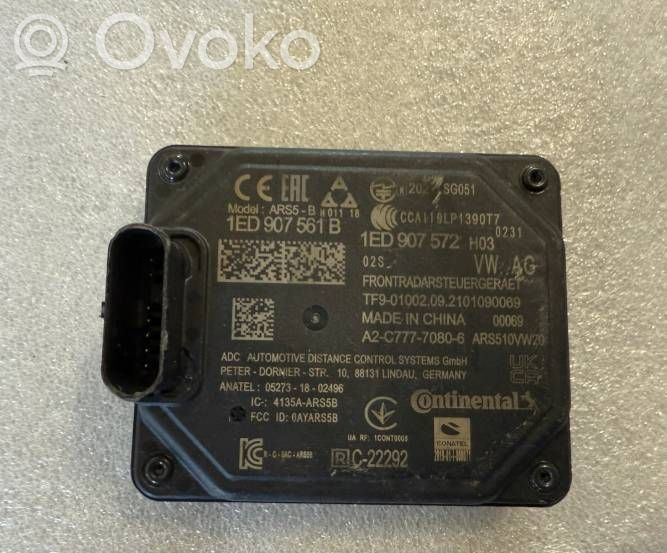 Sensor de radar Distronic   1ED907561B,1ED907572