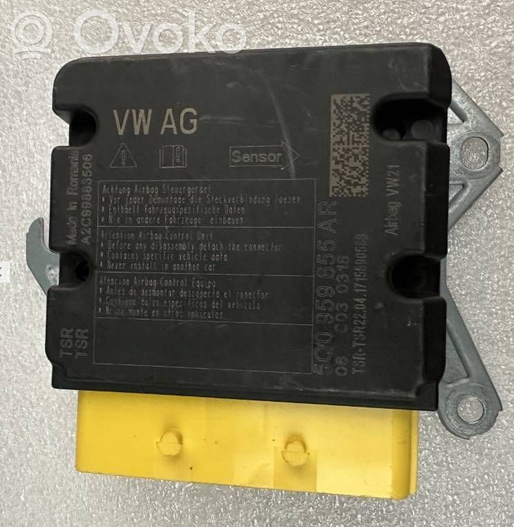 Audi A3 S3 8V Module de contrôle airbag 