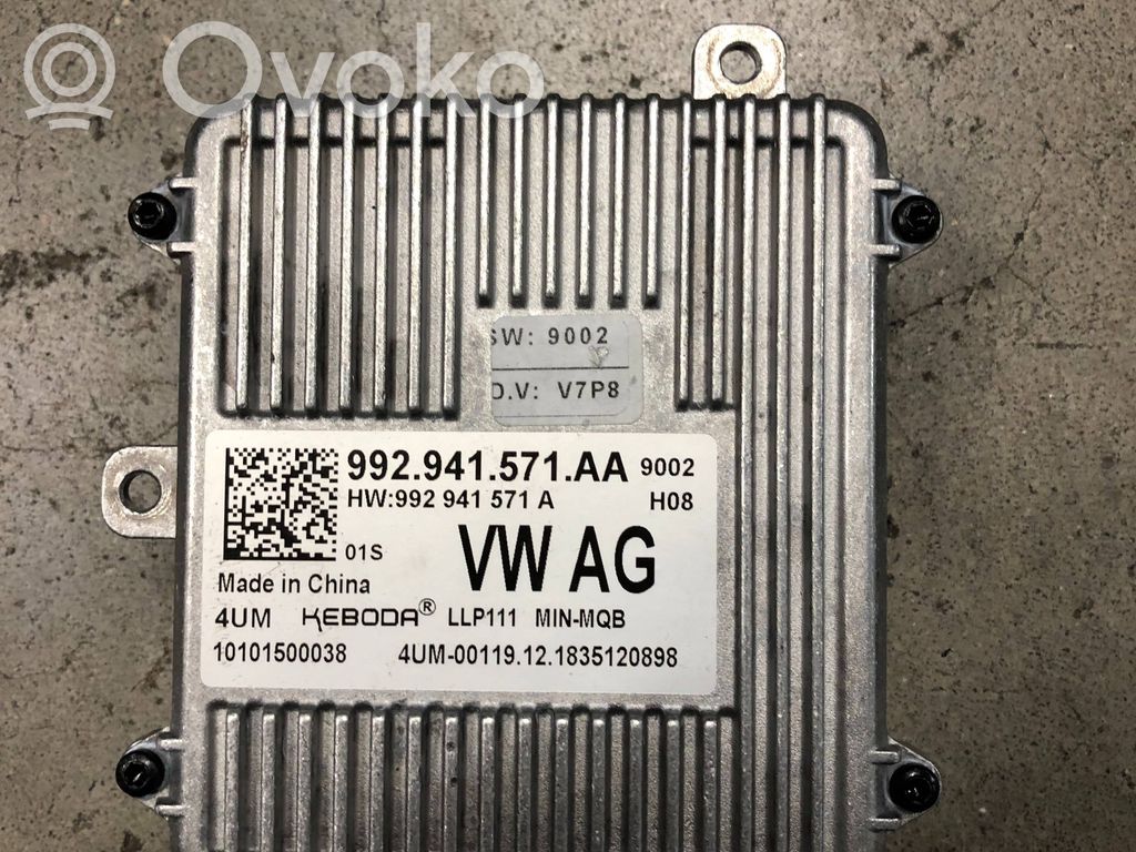 Unité de commande / module Xénon   992941571AA,10101500038