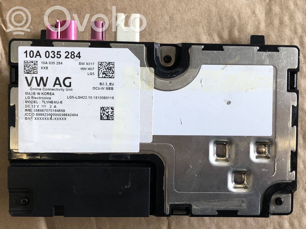Unidad de control/módulo de bluetooth   10A035284