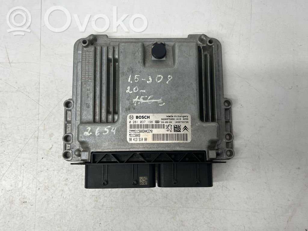 Peugeot 308 Engine control unit/module 