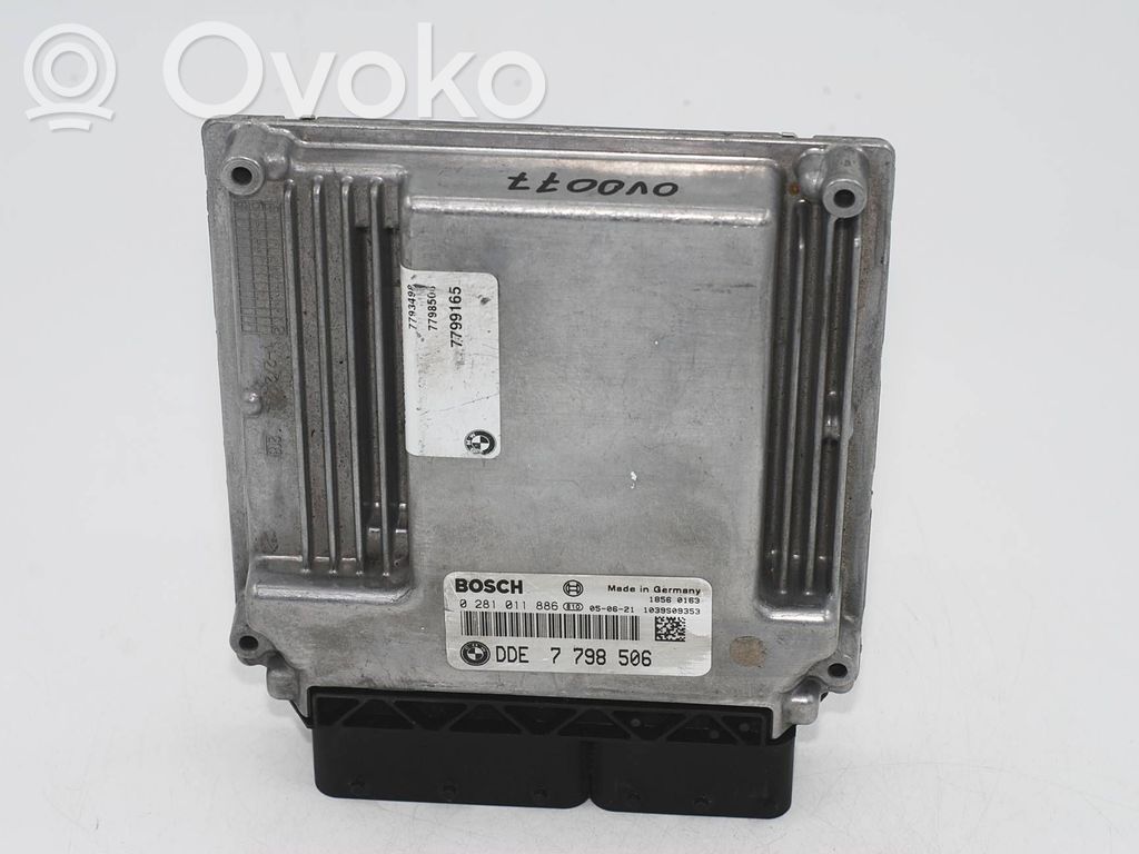BMW 7 E65 E66 Engine control unit/module 