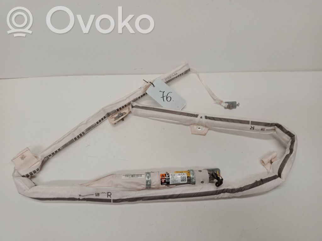 Opel Astra K Kurtyna airbag 