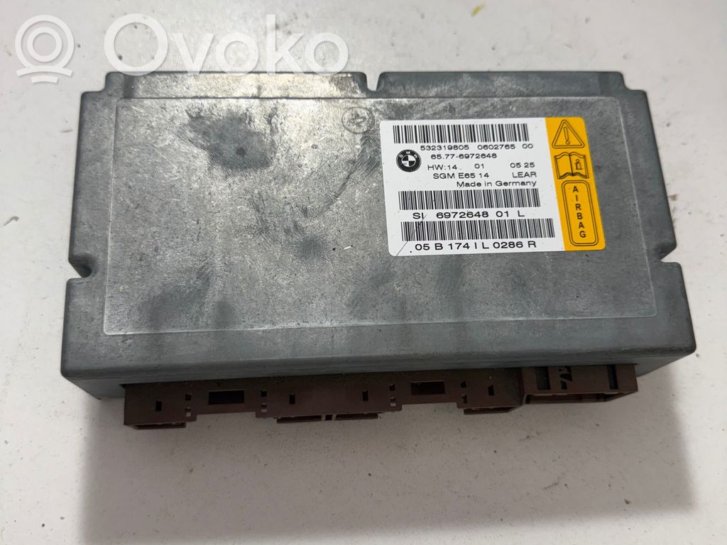 Airbag control unit/module   532319805,6972648