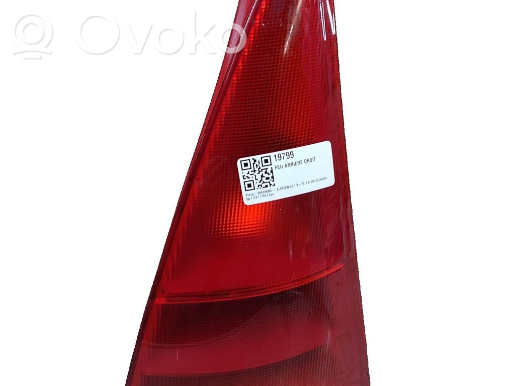 Citroen C3 Lampa tylna 