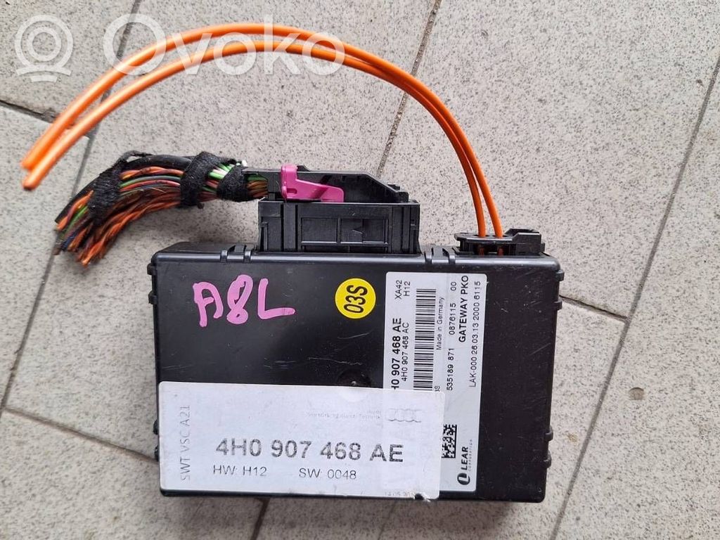 Audi A8 S8 D4 4H Modul control gateway 