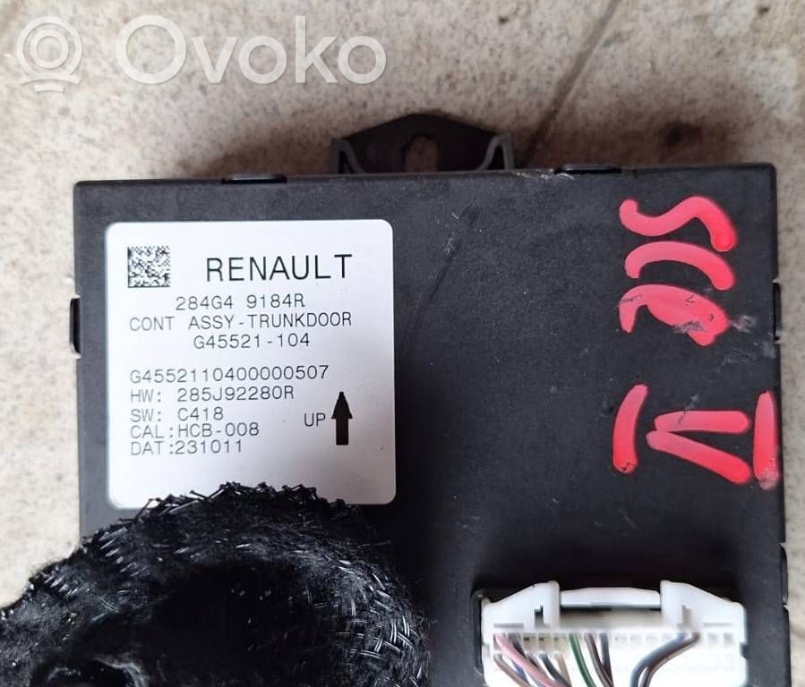 Other control units/modules   284G49184R,G45521104,285J92280R