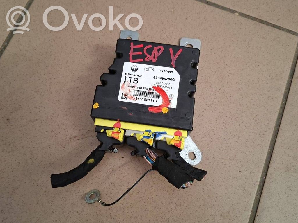 Renault Espace V (RFC) Unitate/modul de comandă airbaguri 