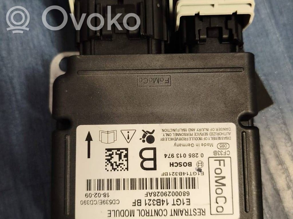 Airbag control unit/module   E1GT14B321BF,0285013974,6800029028AF,CD539ECD390