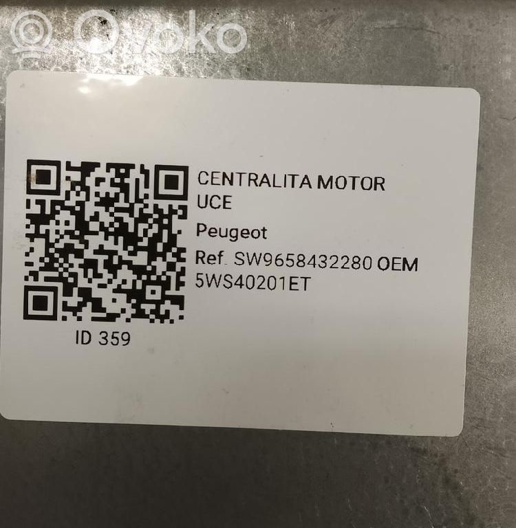 Citroen C4 I Engine control unit/module 