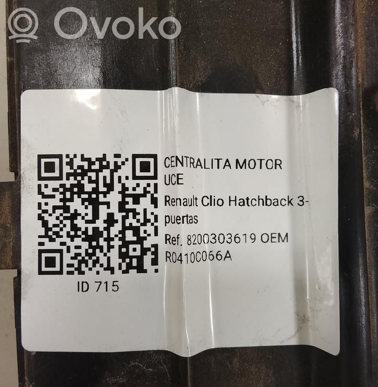 Renault Clio II Engine control unit/module 