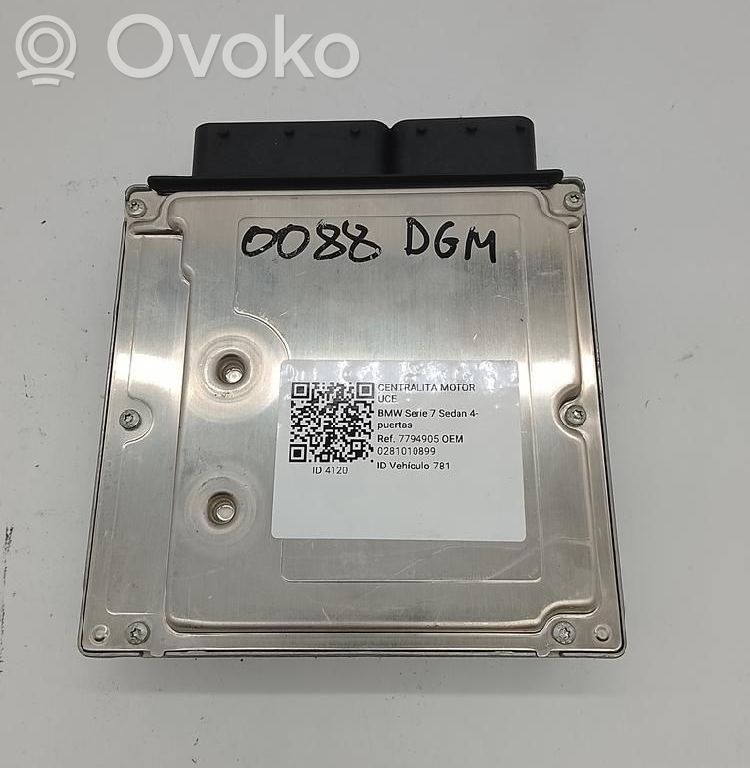 Engine control unit/module   0281010899,7794905
