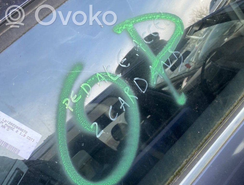 Opel Signum Szyba drzwi tylnych 