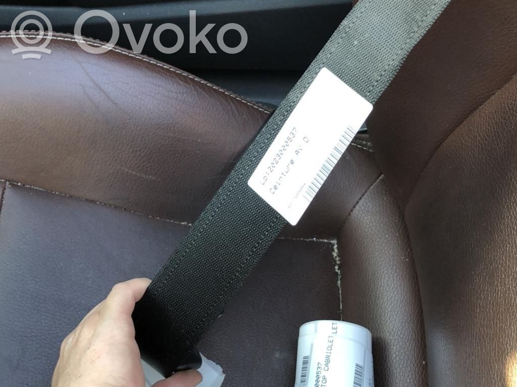 Opel Astra H Cinturón delantero 