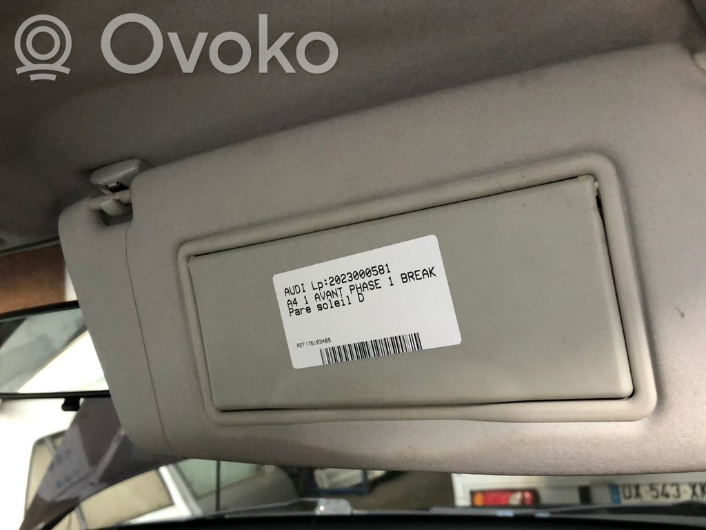 Audi A4 S4 B5 8D Sun visor 